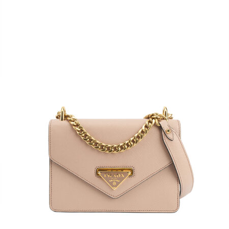 Prada Flip Lock Chain Crossbody Bag